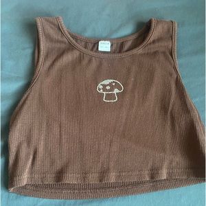 MUSHROOM RHINESTONE TANK